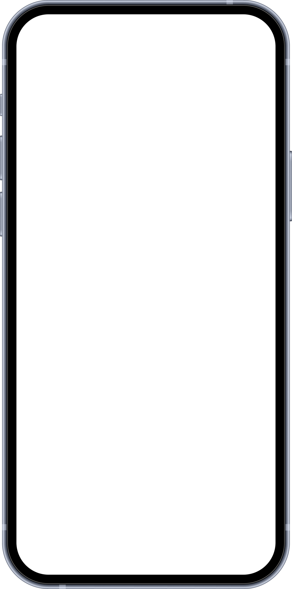 Black Smartphone Frame